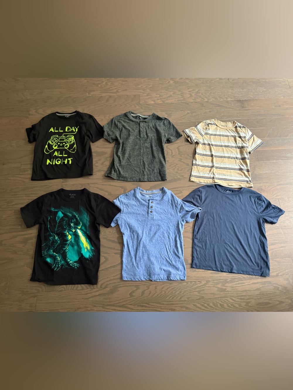 Boys clothes shirts lot size 8 Dragon gaming casual athletic